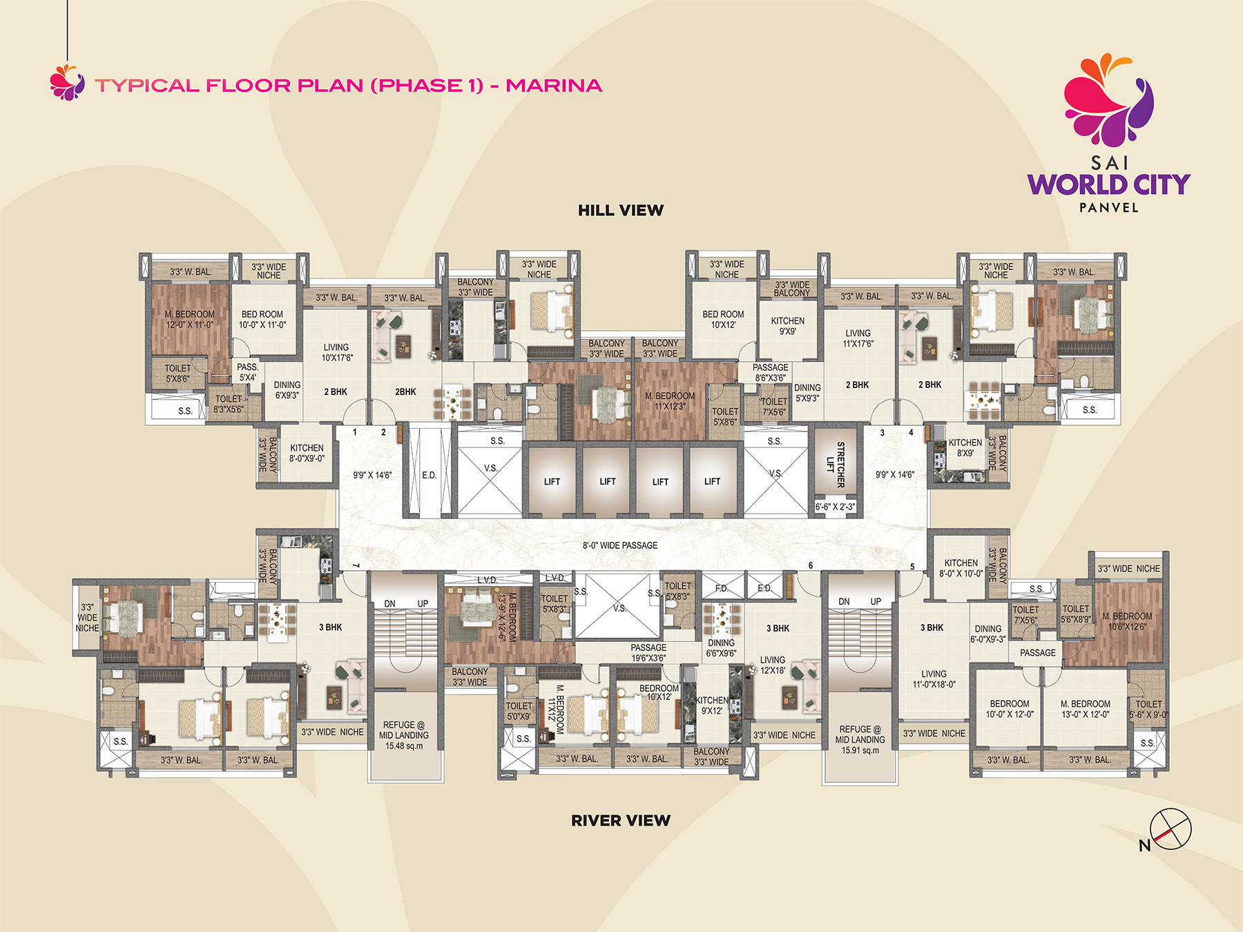 Typical Floor Plan (phase 1) MARINA