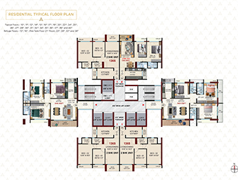 Residential Typical Floor Plan