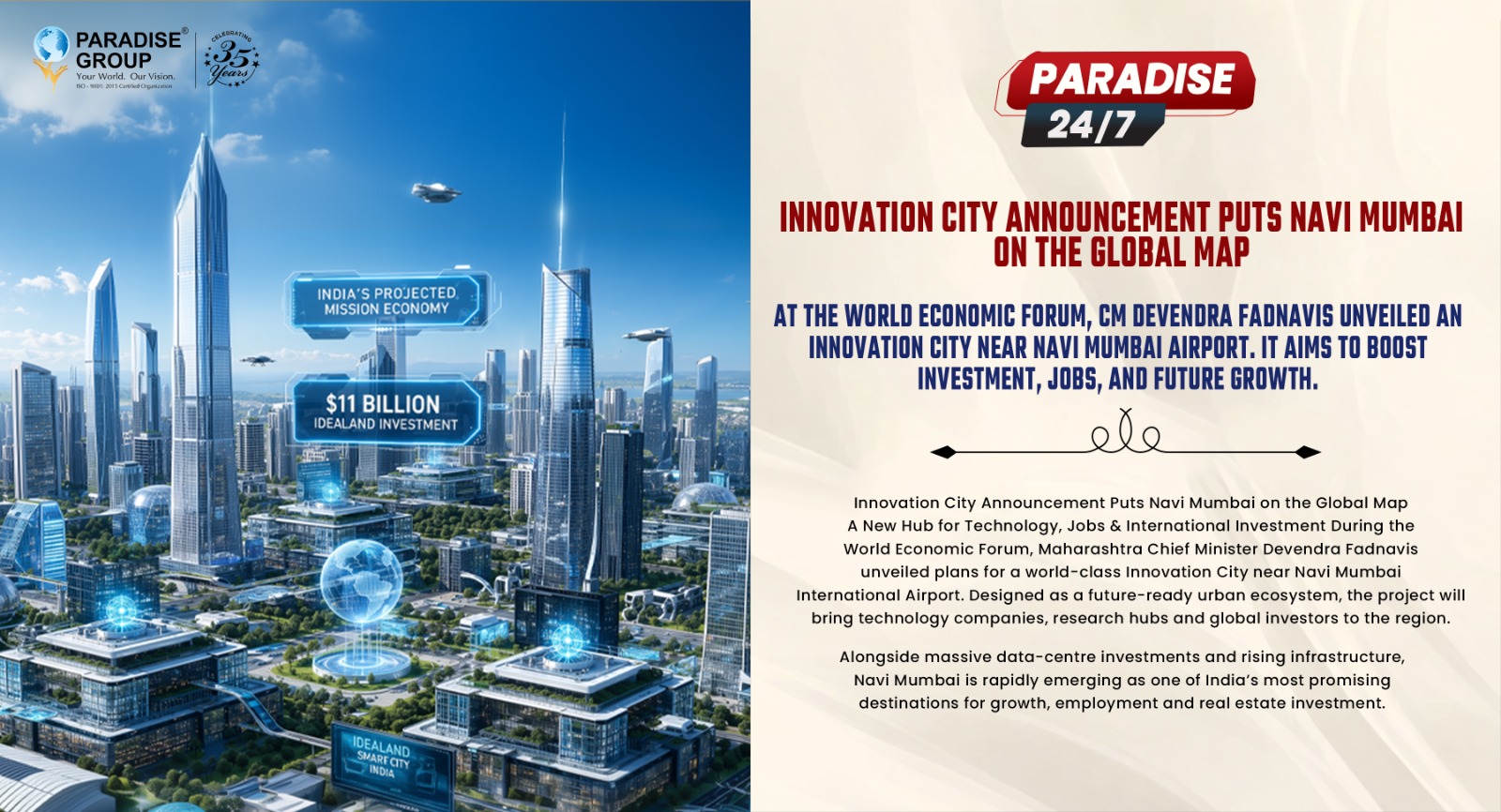 Navi Mumbai’s Innovation Era Begins: A Global Hub in the Making